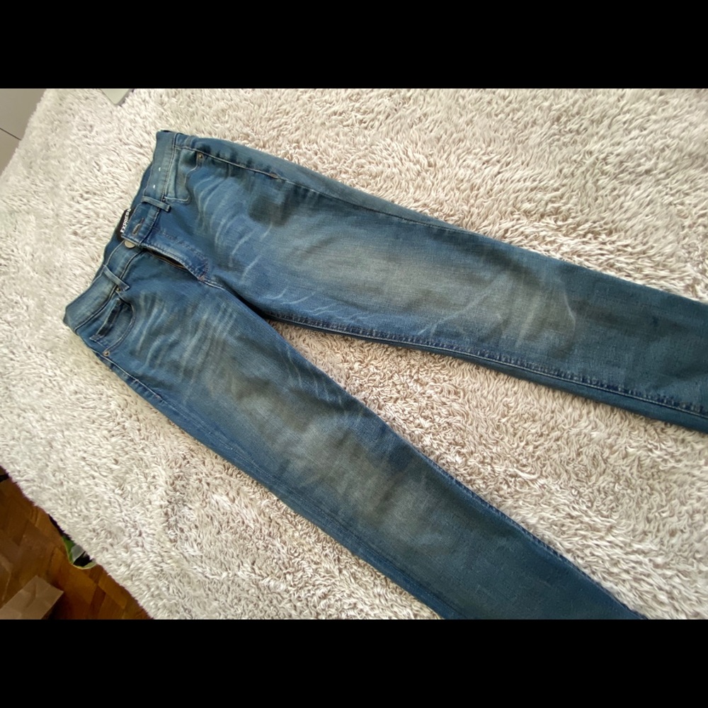 High Waisted Express Skinny Jeans (New)
